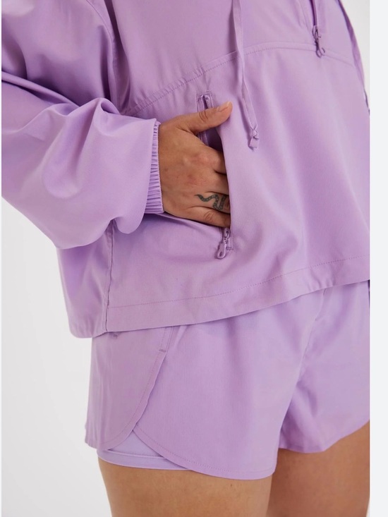 Ebb & Flow Jackets & Blazers - Lavender Ebb & Flow quarter-zip pullover windbreaker jacket. Size M